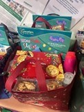 Christmas-themed goodie bags